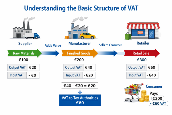 부가가치세 기본 구조 이해하기 구조 설명 이미지
