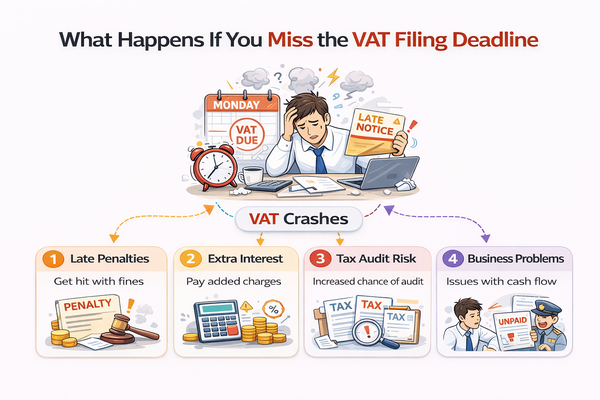 부가세 신고를 놓치면 생기는 일 구조 설명 이미지